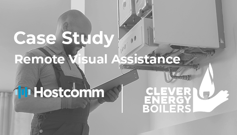 Hostcomm case study Clever Energy remote visual assistance